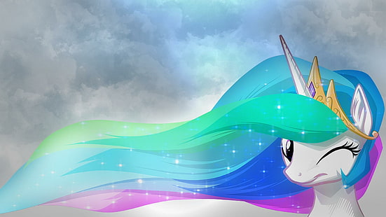 Принцеса Селестия, принцеса-селестия, моето малко пони, пони, селестия, приятелство-е-магия, HD тапет HD wallpaper