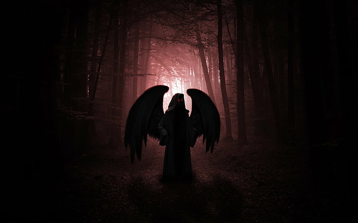 Dark, Angel, HD wallpaper