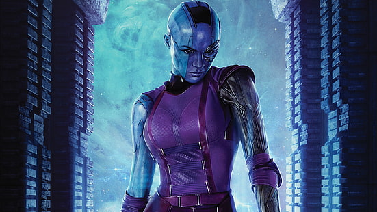 Karen Gillan, Nebula, 5K, Guardianes de la Galaxia Vol 2, Fondo de pantalla HD HD wallpaper