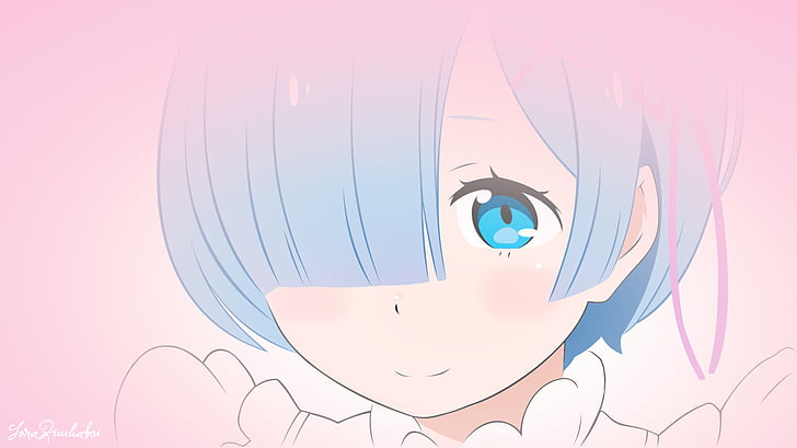 Anime, Re: ZERO -Starting Life in Another World-, Rem (Re: ZERO), HD тапет