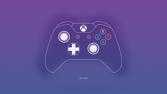 Xbox One Illustration, Xbox One, Konsole, Kunst, HD-Hintergrundbild HD wallpaper
