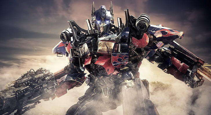 Transformers, papel de parede de robô azul e vermelho, Filmes, Transformers, transformers optimus prime, optimus primes, prime, HD papel de parede