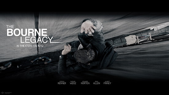 Плакатът на Bourne Legacy, The Bourne Legacy, филми, Джеръми Ренър, Джейсън Борн, HD тапет HD wallpaper