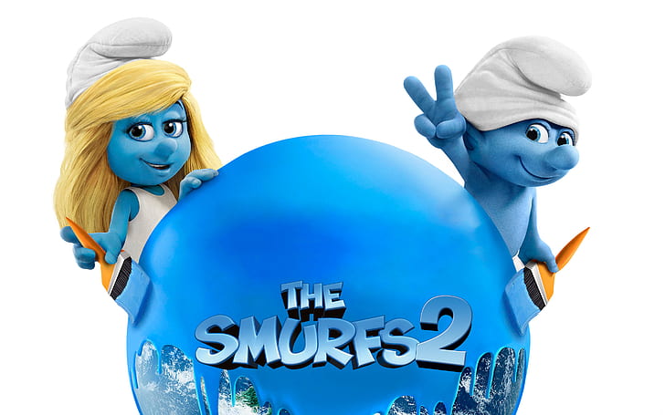 The Smurfs 2, smurfs, HD wallpaper
