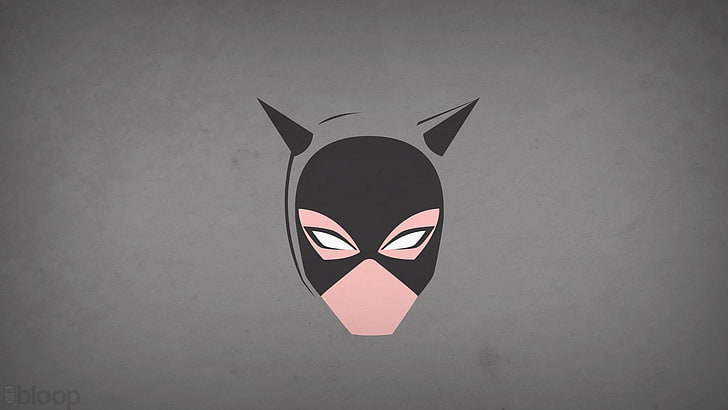 ClipArt Catwoman, Catwoman, minimalismo, DC Comics, Blo0p, Sfondo HD