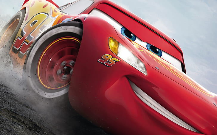 Cars 3 Lightning McQueen 4K, 자동차, 번개, 맥퀸, HD 배경 화면