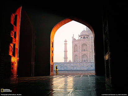 National Geographic, Тадж Махал, Индия, фотография, HD тапет HD wallpaper