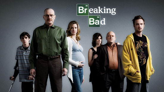 Breaking Bad TV show dijital duvar kağıdı, Breaking Bad, Walter White, Heisenberg, Jesse Pinkman, Hank Schrader, Skyler White, HD masaüstü duvar kağıdı HD wallpaper