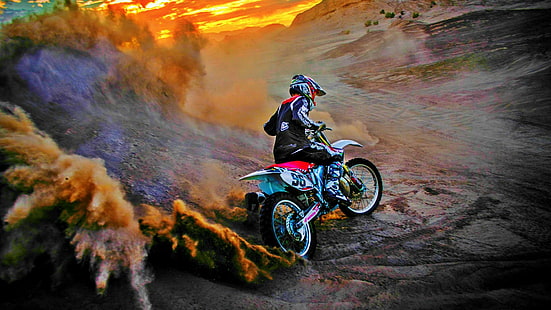 bike, dirt, dirtbike, extreme, moto, motocross, motorbike, HD wallpaper HD wallpaper