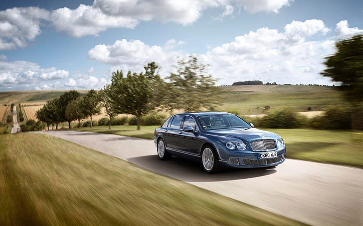 Piękny Bentley Continental Flying Spur, Bentley Flying Spur, Tapety HD
