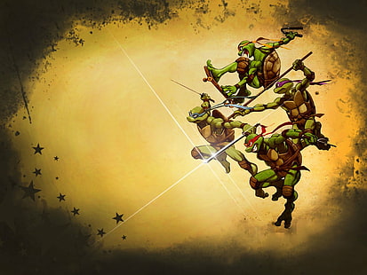 Tortugas ninjas mutantes adolescentes, TMNT, Fondo de pantalla HD HD wallpaper