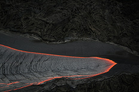 ลาวาถ่ายภาพทิวทัศน์ลาวาภูเขาไฟธรรมชาติ, วอลล์เปเปอร์ HD HD wallpaper