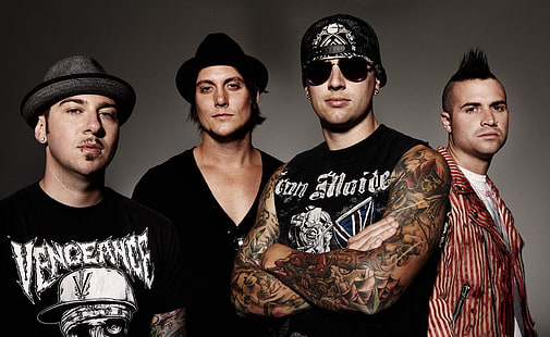 Avenged Sevenfold, boy band poster, Music, Others, Avenged, Sevenfold, HD wallpaper HD wallpaper