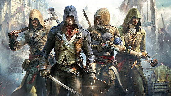 خلفية لعبة Assassin's Creed ، Assassin's Creed ، ألعاب الفيديو ، Assassin's Creed: Unity، خلفية HD HD wallpaper