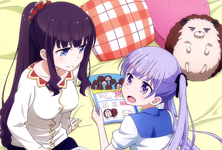 Anime, New Game !, Aoba Suzukaze, Hifumi Takimoto, Sfondo HD