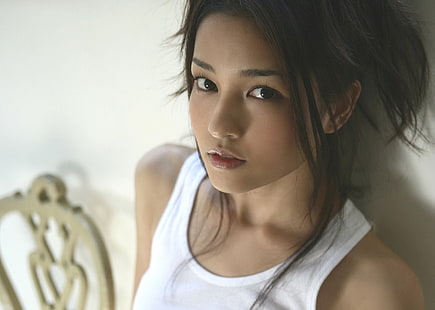 Мейса Куроки, азиатка, японка, женщины, портрет, HD обои HD wallpaper