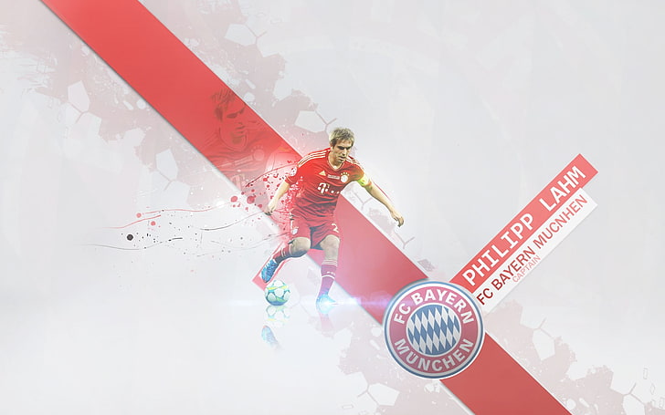 Philipp Lahm, FC Bayern, Bundesliga, sepak bola, Wallpaper HD