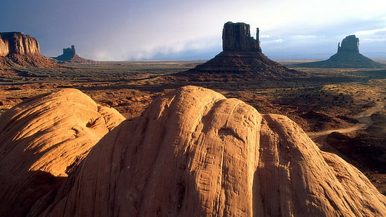 Landschaft, USA, Monument Valley, HD-Hintergrundbild HD wallpaper