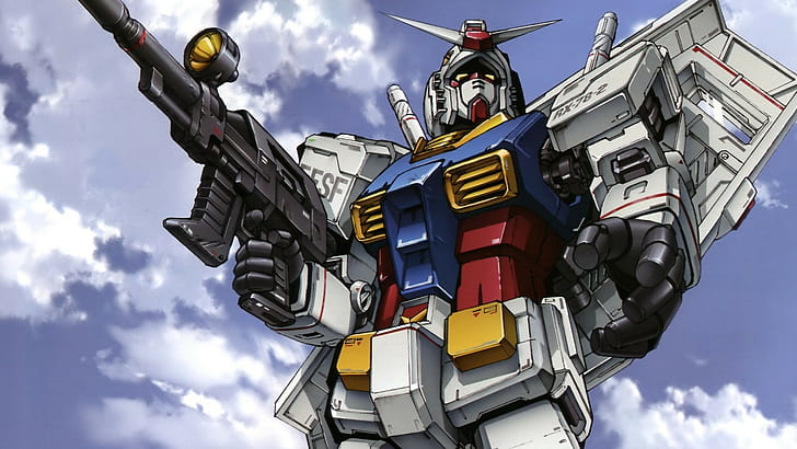 Anime, Gundam, Mech, Mobile Suit, Schild, HD-Hintergrundbild