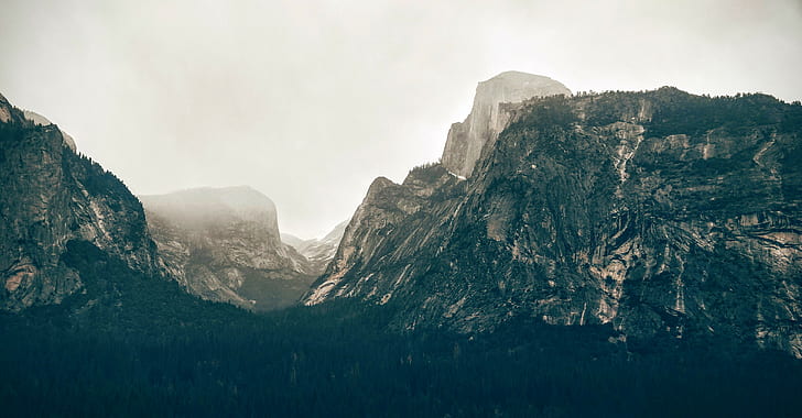 Parco nazionale Yosemite, natura, montagne, Sfondo HD