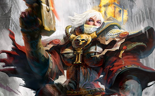 Warhammer ، Adepta Sororitas ، Fantasy ، Sci Fi ، Sisters of battle ، Warrior، خلفية HD HD wallpaper