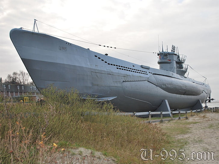 white cargo ship, military, ship, submarine, World War II, vehicle, U-Boot, HD wallpaper