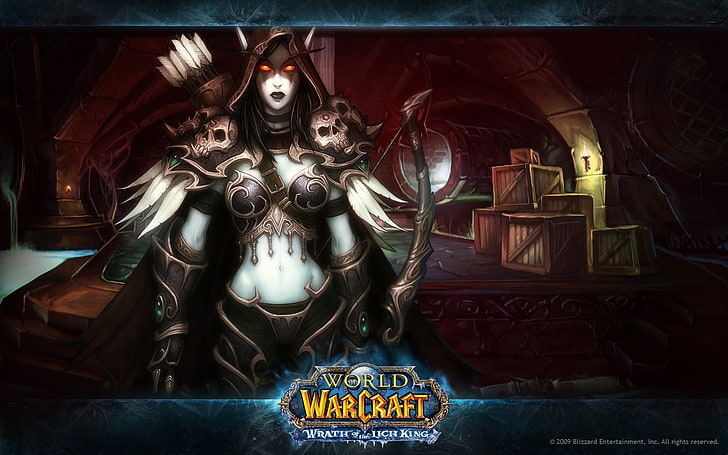 Warcraft、Sylvanas Windrunner、ビデオゲーム、World of Warcraft、 HDデスクトップの壁紙