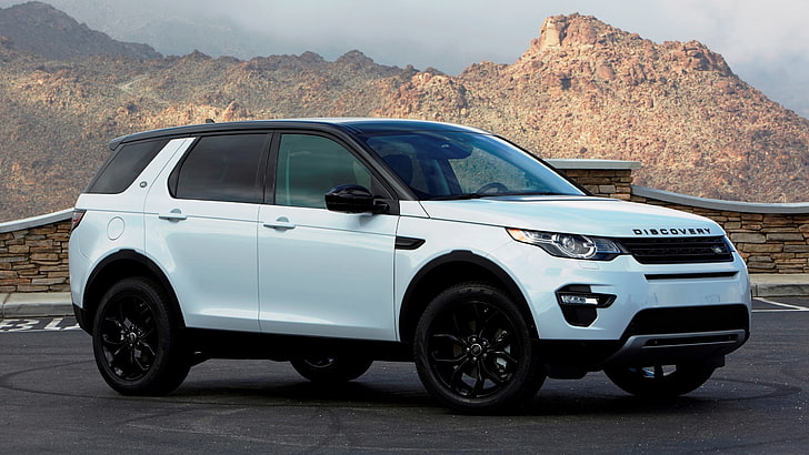branco Land Rover Discovery SUV, Land Rover, Descoberta, Esporte, EUA-especificação, 2015, HSE, L550, HD papel de parede