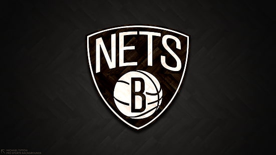 농구, 브루클린 네츠, 로고, NBA, HD 배경 화면 HD wallpaper