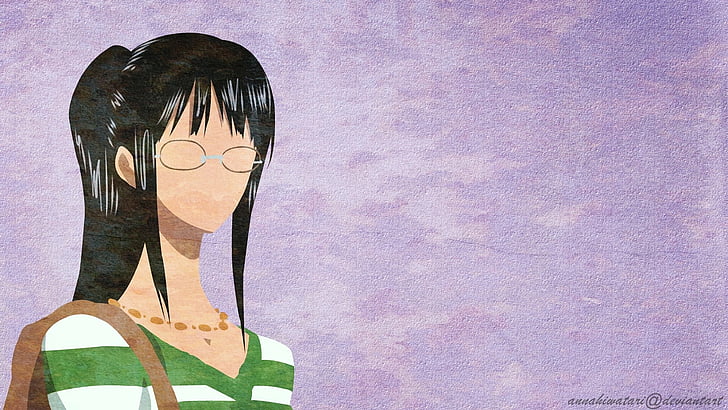 Anime, One Piece, Minimalis, Nico Robin, Wallpaper HD