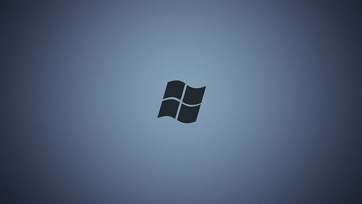 Microsoft Windows, Windows 10, minimalism, Windows 8, Windows 7, gul bakgrund, blå bakgrund, HD tapet