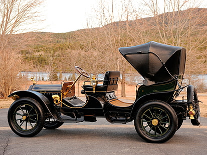 1910, Брюстер, Ландау, люкс, модель 29, бесподобный, ретро, ​​Виктория, HD обои HD wallpaper