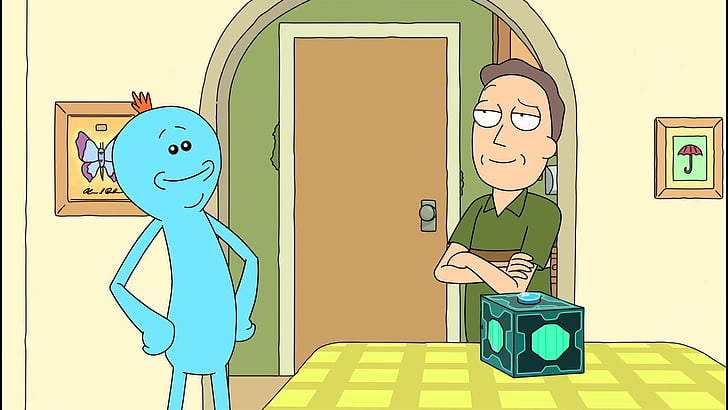 Serie TV, Rick and Morty, Jerry Smith, Mr. Meeseeks (Rick and Morty), Sfondo HD