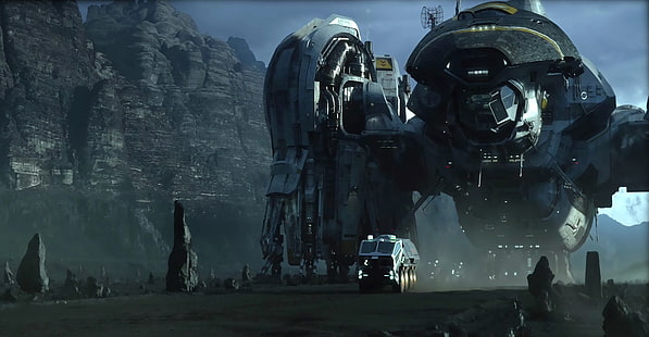 Alien, Prometheus, Sci Fi, Raumschiff, HD-Hintergrundbild HD wallpaper