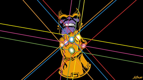 Bandes dessinées, Thanos, Infinity Gauntlet, Fond d'écran HD HD wallpaper