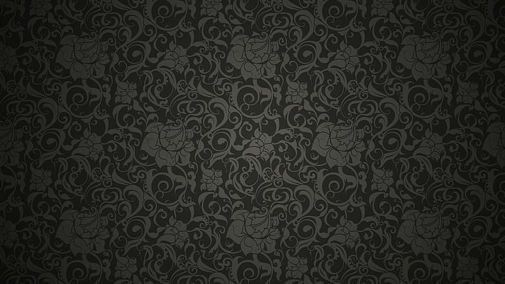 floral, pattern, HD wallpaper