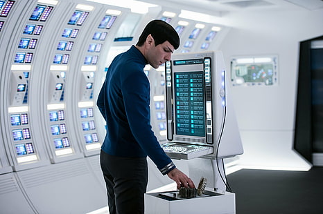 Movie, Star Trek Beyond, Spock, Zachary Quinto, HD тапет HD wallpaper