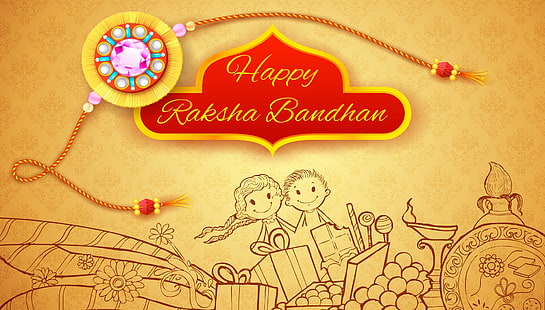 Raksha Bandhan, Festivals / Holidays, Raksha Bandhan, festival, 2016, HD wallpaper HD wallpaper