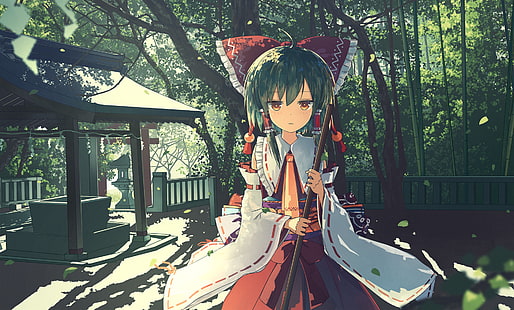 Anime, Touhou, Reimu Hakurei, HD-Hintergrundbild HD wallpaper