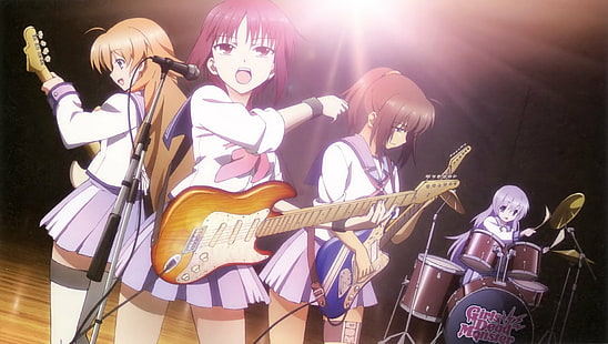 Anime, Angel Beats !, Hisako (Angel Beats!), Masami Iwasawa, Miyuki Irie, Shiori Sekine, HD tapet HD wallpaper