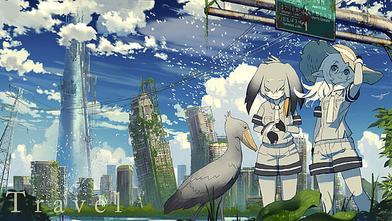 Anime, Kemono Friends, Shoebill (Kemono Friends), Sfondo HD HD wallpaper