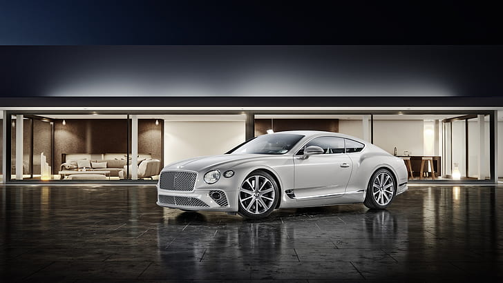 Bentley, Bentley Continental GT, Bentley Continental, Car, Luxury Car, Vehicle, White Car, HD wallpaper