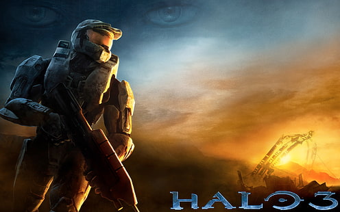HALO 3 Game, halo 3 poster, jeu, halo, Fond d'écran HD HD wallpaper