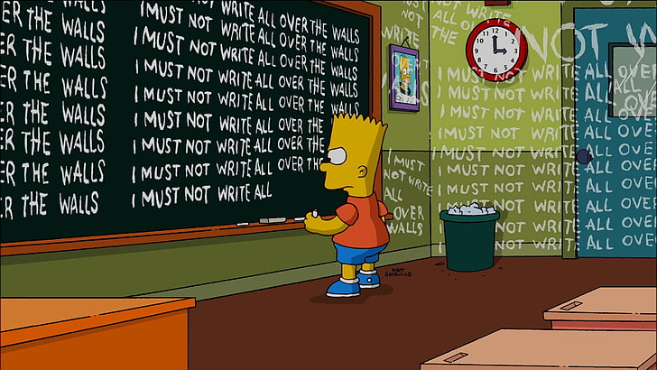 Bart Simpson, Bart Simpson, Fond d'écran HD