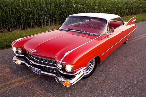 Cadillac, Cadillac Eldorado, 1959 Cadillac Eldorado, Lowrider, Luxury Car, HD wallpaper HD wallpaper