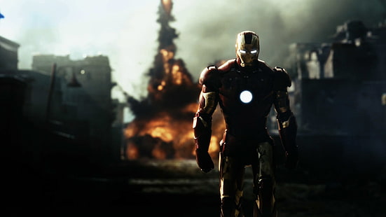 خلفية Marvel Iron Man ، الرجل الحديدي ، كوميدي ، توني ستارك، خلفية HD HD wallpaper