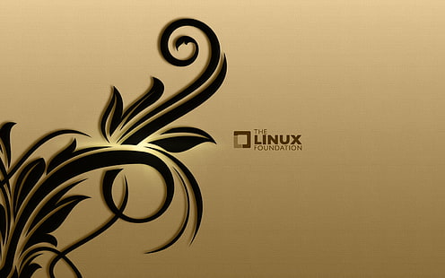 Linux Foundation Background、The Linuxロゴ、コンピューター、Linux、ロゴ、抽象、コンピューター、linux ubuntu、 HDデスクトップの壁紙 HD wallpaper