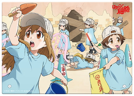Anime, Cells at Work !, Plaquetas (Cells at Work!), Fondo de pantalla HD HD wallpaper