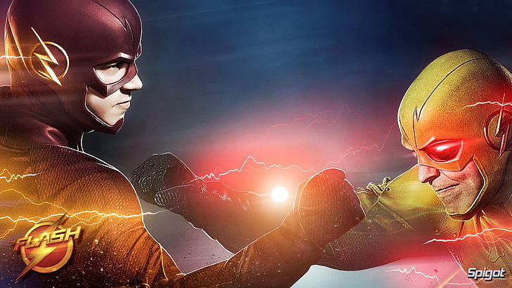 Émission de télévision, The Flash (2014), Flash, Reverse-Flash, Fond d'écran HD