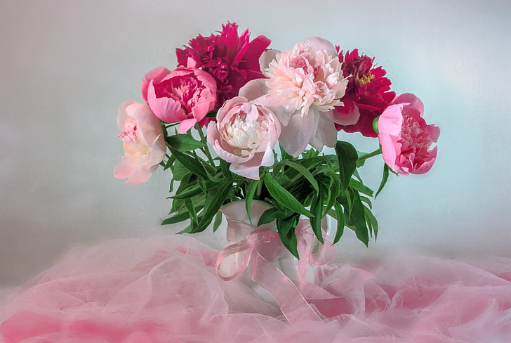 Arreglo floral rosa HD fondos de pantalla descarga gratuita |  Wallpaperbetter